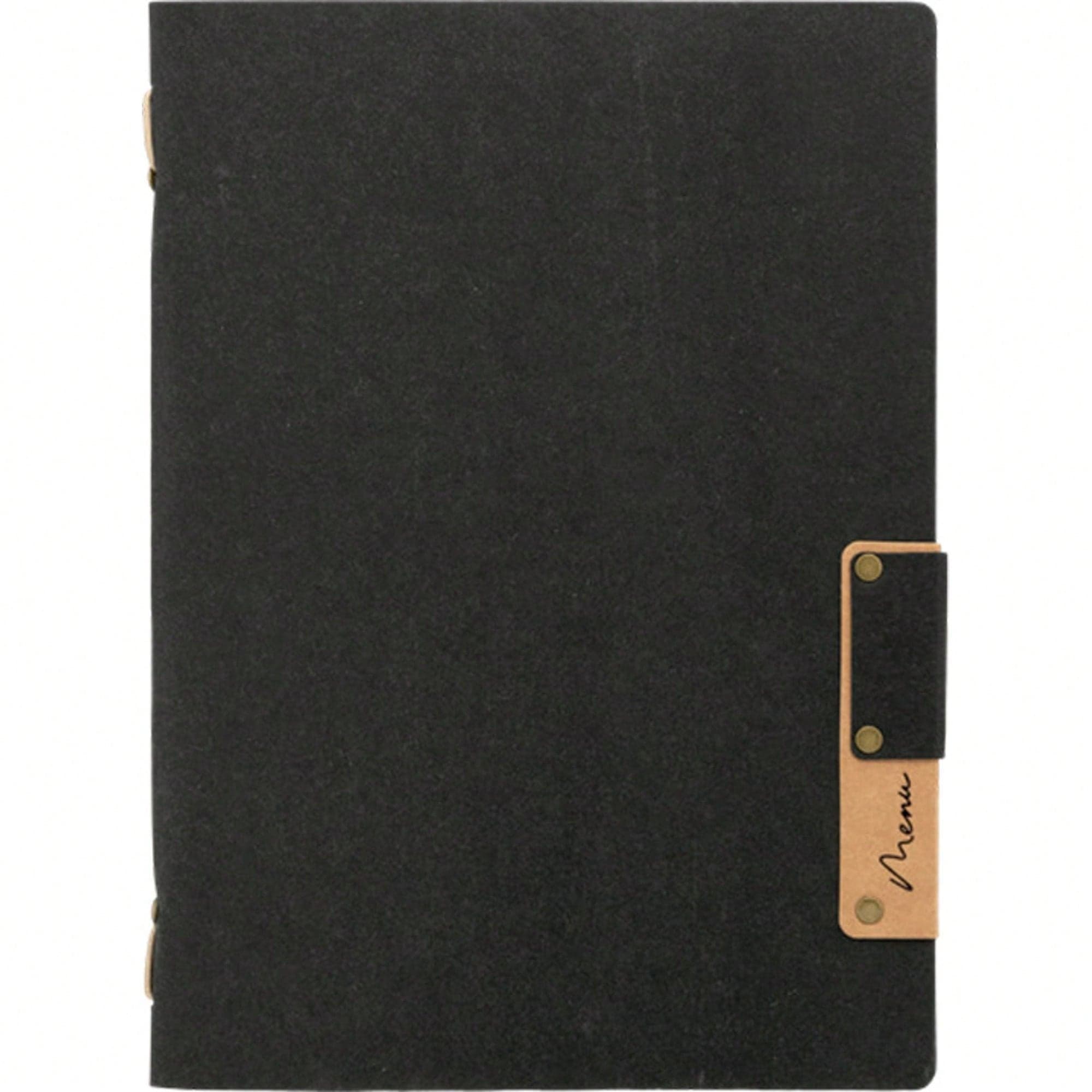 | PORTE-MENUS A5 NOIR IMPERMÉABLE 24,9X17CM